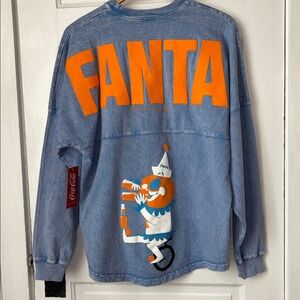 ORANGE FANTA  SPIRIT JERSEY LONG SLEEVE TEE